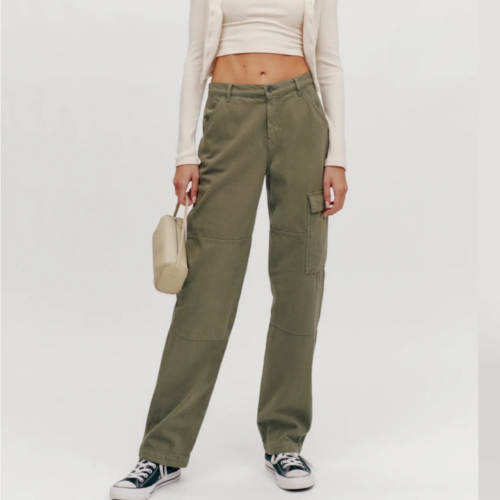 REFORMATION BAILEY HIGH RISE UTILITY PANT size 24